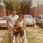 Dad, Mom, Tim, Mark and Frisky
